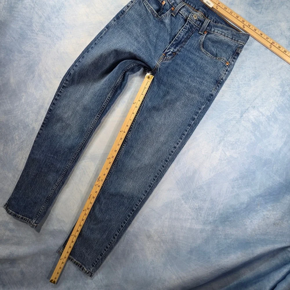 Levis 505 Regular Fit Straight Leg Mens‎ Jeans Blue Denim 32x34 Medium Wash